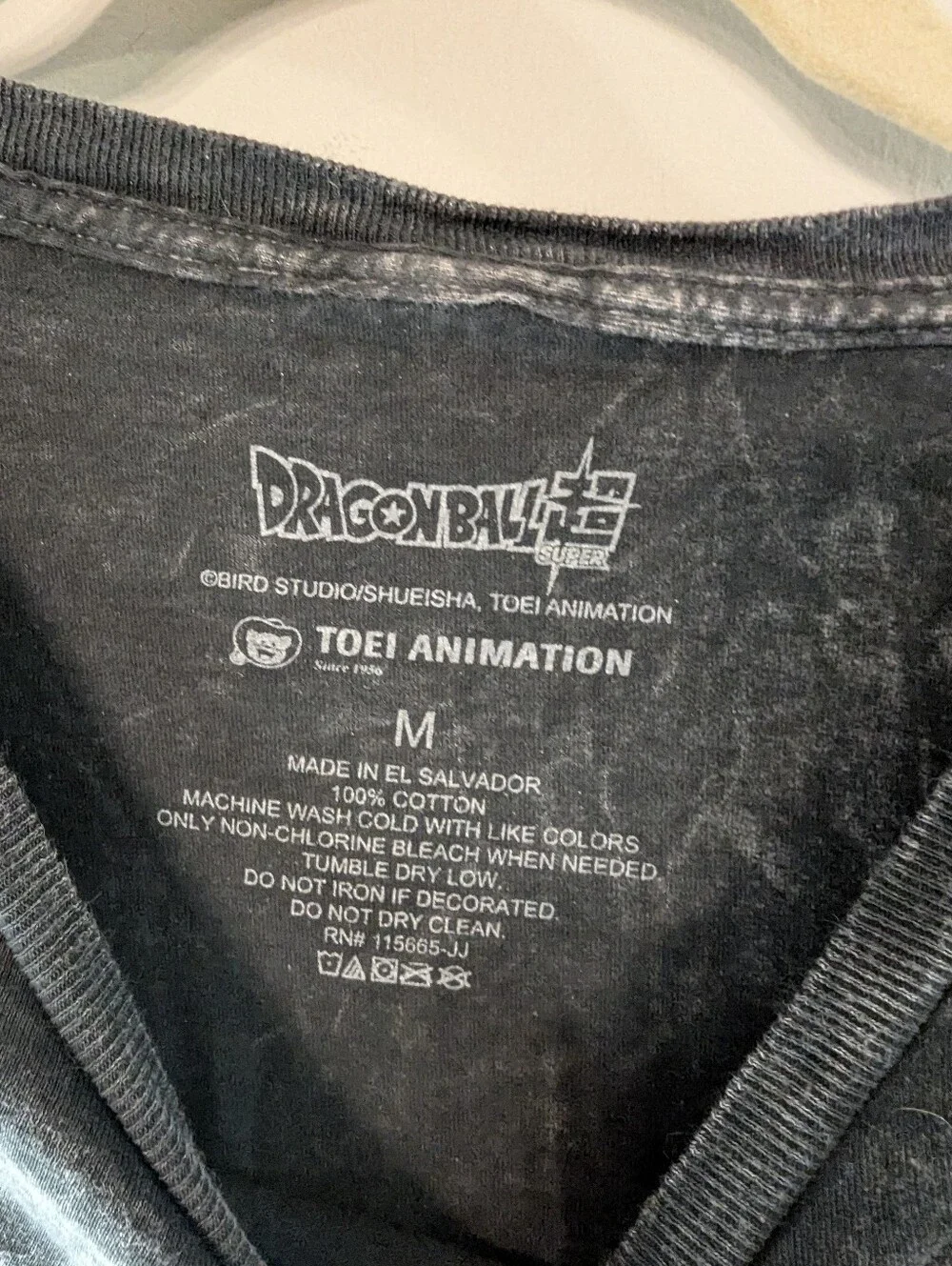 Dragon Ball Super Goku Foil Mineral Wash T-Shirt Medium